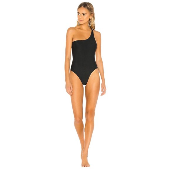 Lovers and Friends Mercedes One Piece in Black Medium Womens Swimsuit - Picture 1 of 8